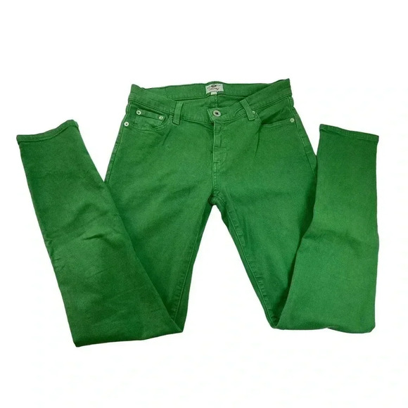 Fossil Skinny Leg Green‎ Denim Pans Women’s 29 - Picture 1 of 10